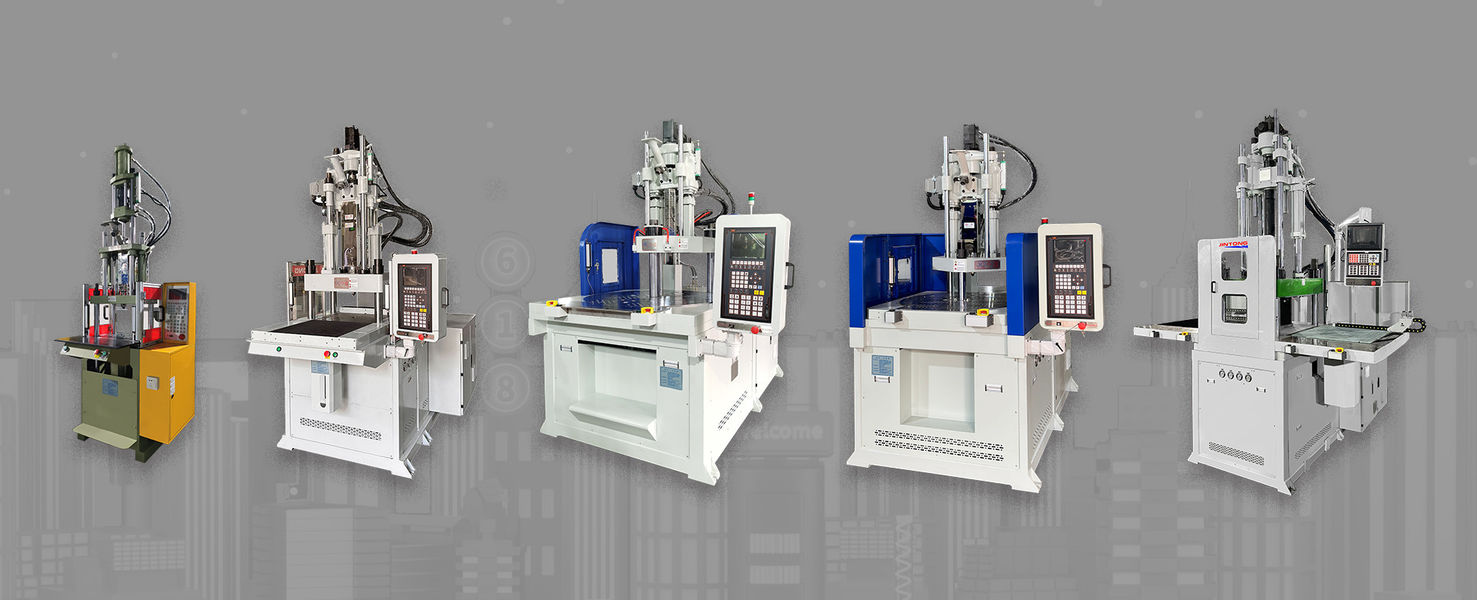 Máquina vertical rotatoria del moldeo por inyección