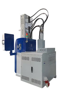 Máquina de moldeo por inyección vertical de plástico de 30T 6.7kW con 13 KN fuerza de eyector de bajo mantenimiento