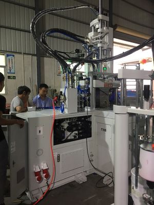 85T LSR máquina de moldeo por inyección de doble deslizamiento de la lanzadera de inyección de moldeo de la máquina 21.6KW