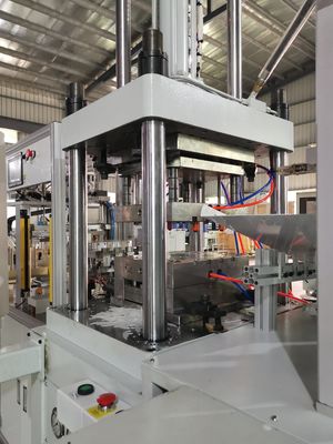 176 Cm3 Teórico Volumen del tiro Dental del hilo Dental Máquina de inyección de plástico vertical 55T 12kW