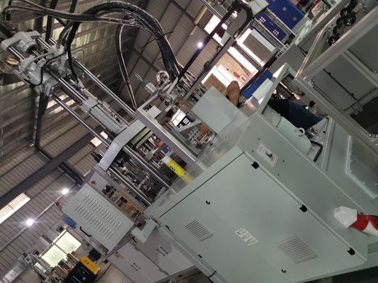 176 Cm3 Teórico Volumen del tiro Dental del hilo Dental Máquina de inyección de plástico vertical 55T 12kW