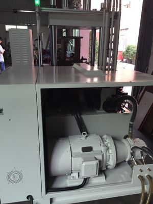 Máquina automática de moldeo por inyección térmoplástica vertical de 45T con trazo abierto de 400 mm