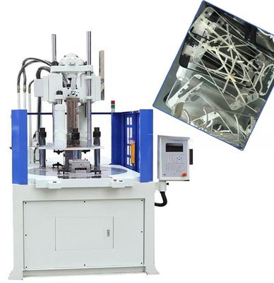 Máquina de moldeo por inyección de plástico vertical de mesa giratoria de alta productividad 200T