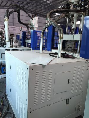Máquina de moldeo por inyección de plástico vertical de mesa giratoria de alta productividad 200T