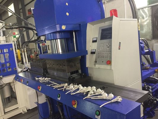 Máquina de moldeo por inyección hidráulica de doble deslizamiento 85T 267 Cm3 Volumen teórico de disparo