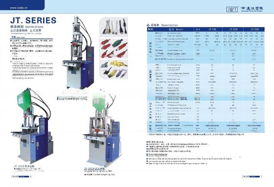 Máquina de moldeado de plástico micro vertical de PVC de 15T para necesidades de producción a pequeña escala