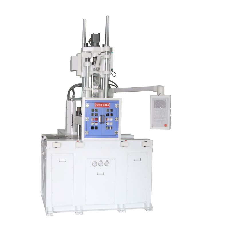 JTT-550DM Máquina de moldeo por inyección de plástico vertical de mesa de doble deslizamiento para procesamiento de ABS/PP