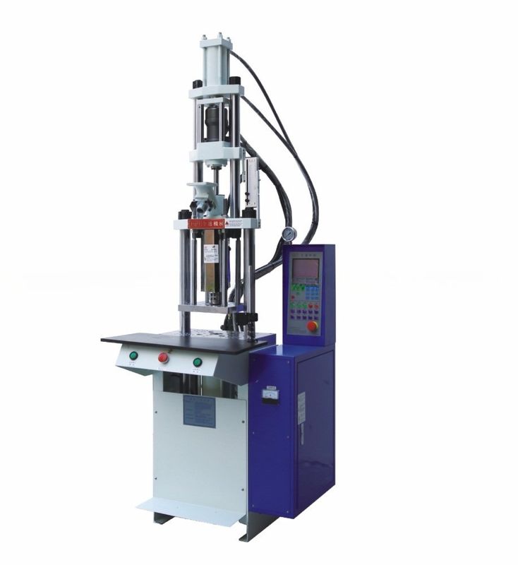 Máquina de moldeado de plástico micro vertical de PVC de 15T para necesidades de producción a pequeña escala