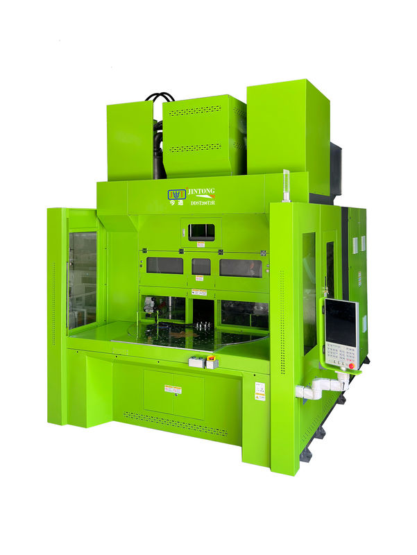 Máquina de moldeo por inyección vertical de inyección eléctrica de 200T con mesa giratoria JTTD-2000-2R-DS