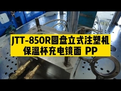 Máquina de moldeo por inyección de mesas giratorias de plástico 85T